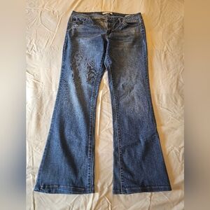 KanCan Dark Blue Flare Jeans